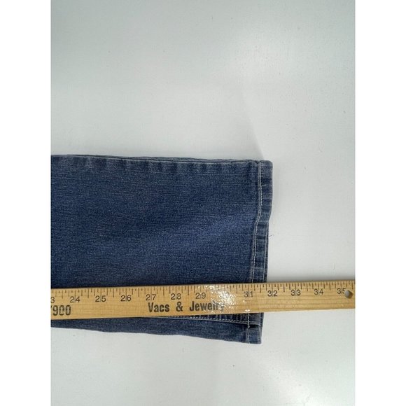 New Recruit Maternity Women's Pull On Stretch Denim Embroidered Jeans Size M - Picture 10 of 11